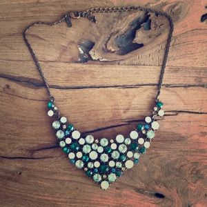 Cookie Lee Multi-color Rhinestone Necklace